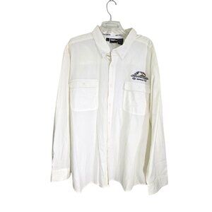 Harley Davidson Men's White Button Screaming Eagle Shirt Collared Size‎ 3XL